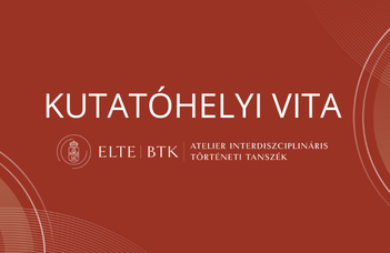 Lafferton Sára doktori értekezésének kutatóhelyi vitája