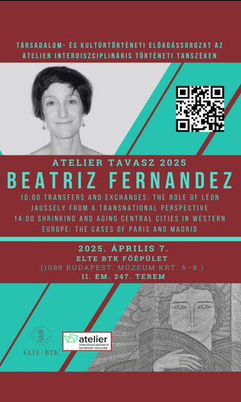 Beatriz Fernandez continues the Spring 2025 seminar series.